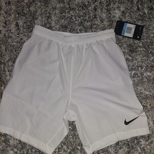 Nike Boy's Football/soccer Shorts in White